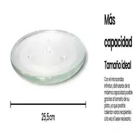 Microondas INFINITON MW-A20BGL, 20 Litros, 700 W, Grill, Pantalla Led, Blanco