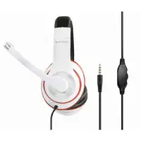 Gembird MHS-03-WTRDBK auricular y casco Auriculares Alámbrico Diadema Juego Negro,