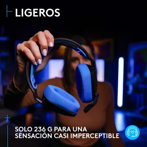 Logitech G Auriculares inalámbricos con micrófono Logitech G535 LIGHTSPEED para ga
