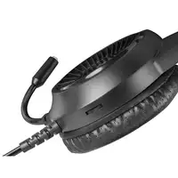 Mars Gaming MH120, Cascos Gaming SuperBass+Micro Flexible, Ultraligero, Airtech, N