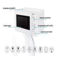 Microondas Infiniton MW-20CT5, 20 Litros, 700 W, DEFROST, Blanco