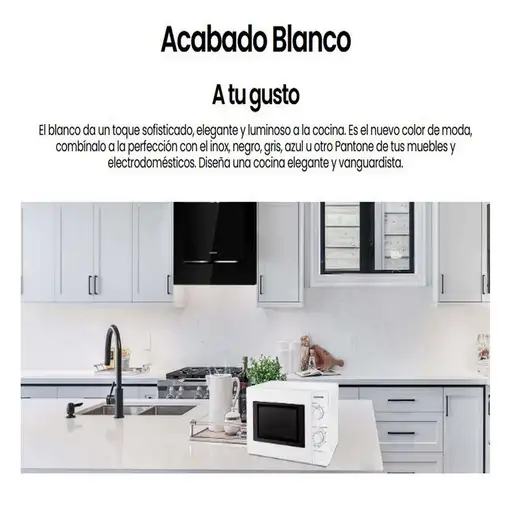 Microondas Infiniton MW-20CT5, 20 Litros, 700 W, DEFROST, Blanco
