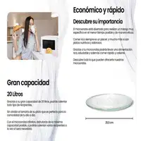 Microondas Infiniton MW-20CT5, 20 Litros, 700 W, DEFROST, Blanco