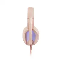 Mars Gaming MH320P Rosa, Auriculares Neodimio RGB Flow, Micrófono y Caja de Contro