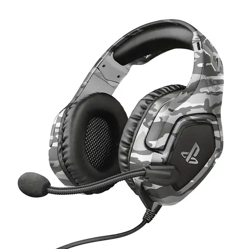 Trust GXT 488 Forze PS4 Auriculares Alámbrico Diadema Juego Negro, Gris