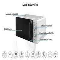 Microondas Infiniton MW-GW2090, 20 l, 700 W, DEFROST, Grill, Blanco