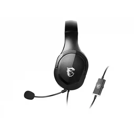 MSI Immerse GH20 Auriculares Alámbrico Diadema Juego Negro