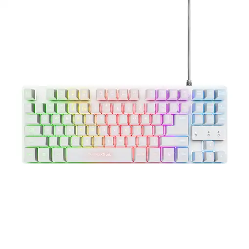 Trust GXT 794W teclado Ratón incluido Juego USB QWERTY Italiano Blanco