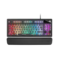 Mars Gaming MKAXES Teclado Compacto TKL H-Mech, Iluminación RGB 9 Efectos, Reposam