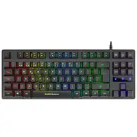 Mars Gaming MKTKL, teclado H-Mech, RGB 8 efectos, antighosting, Layout Portugués