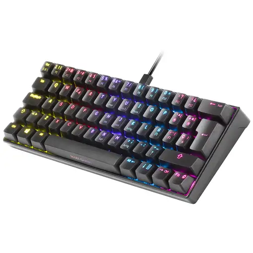 Mars Gaming MKMINIBES, Teclado Mecánico Ultra-Compacto, Full RGB Chroma, Switch OU