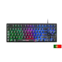 Mars Gaming MCPTKLPT, Combo RGB Teclado y Ratón, Diseño TKL, Layout Portugués
