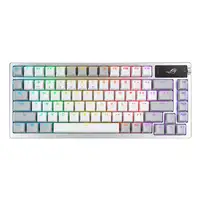 ASUS ROG Azoth teclado Juego USB + RF Wireless + Bluetooth QWERTY Italiano Blanco