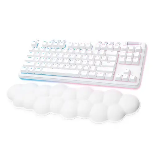 Logitech G 920-010685 teclado Juego RF Wireless + Bluetooth QWERTY Español Blanco