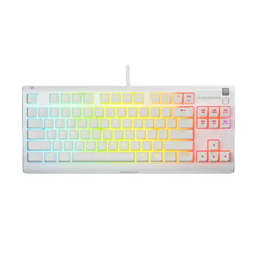 Steelseries APEX PRO TKL GEN 3 teclado Juego USB Inglés de EE. UU. Blanco