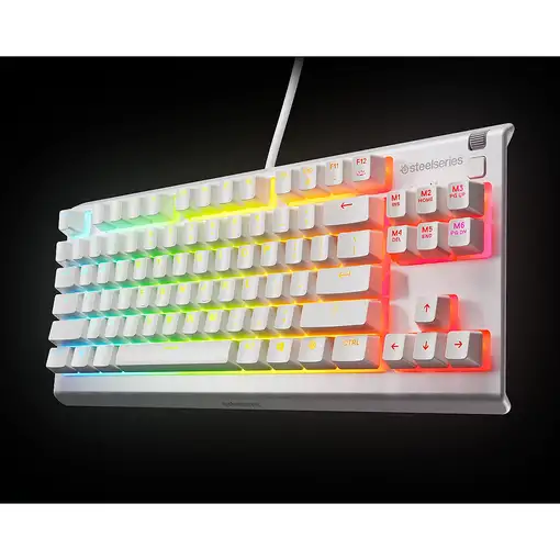 Steelseries APEX PRO TKL GEN 3 teclado Juego USB Inglés de EE. UU. Blanco