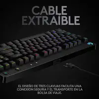 Logitech G 920-010593 teclado Juego USB Español Negro