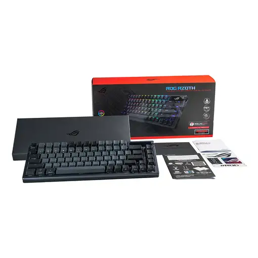ASUS ROG Azoth teclado Juego USB + RF Wireless + Bluetooth QWERTY Italiano Negro
