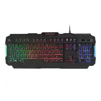 Mars Gaming MRK0FR, Teclado Gaming, Iluminación RGB Rainbow, Antighosting, Idioma