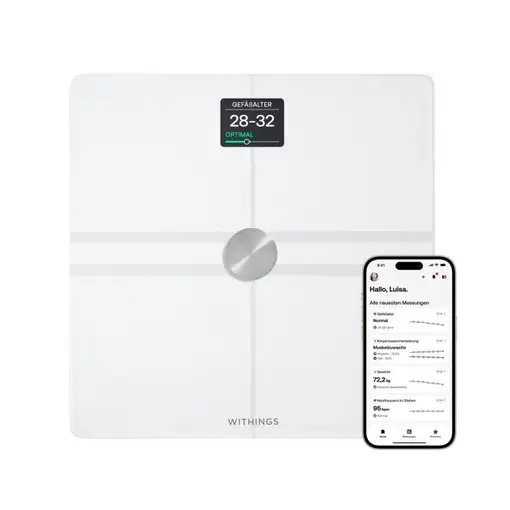 Withings Body Comp Plaza Blanco Báscula personal electrónica