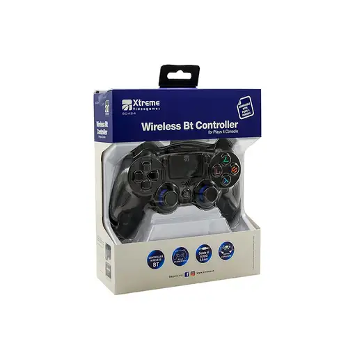 Xtreme Wireless BT Controller Negro 3,5 mm Gamepad Analógico/Digital PlayStation 4