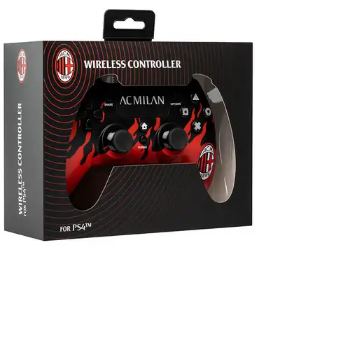 Qubick ACP40179 mando y volante Negro, Rojo Bluetooth/USB Gamepad Analógico/Digita