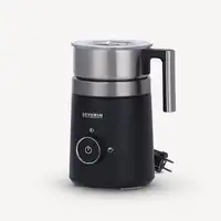 Severin SM 3585 espumador o calentador de leche Automático Negro, Plata