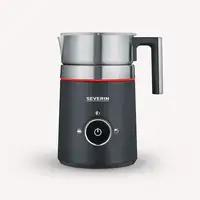 Severin SM 3585 espumador o calentador de leche Automático Negro, Plata