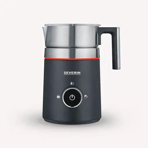 Severin SM 3585 espumador o calentador de leche Automático Negro, Plata