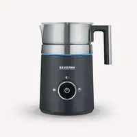 Severin SM 3585 espumador o calentador de leche Automático Negro, Plata