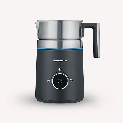 Severin SM 3585 espumador o calentador de leche Automático Negro, Plata