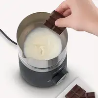 Severin SM 3585 espumador o calentador de leche Automático Negro, Plata