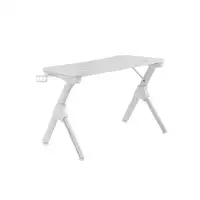Mars Gaming MGD, Mesa Ergonómica Gaming, Soporte Auriculares y Bebidas, Escritorio