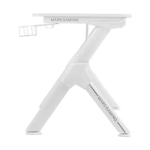 Mars Gaming MGDXL, Mesa Gaming Ergonómica, Soporte Auriculares y Bebida, Escritori