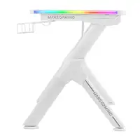 Mars Gaming MGDXLRGB, Mesa Gaming Ergonómica RGB, Soporte Auriculares y Bebida, Es