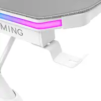 Mars Gaming MGDXLRGB, Mesa Gaming Ergonómica RGB, Soporte Auriculares y Bebida, Es