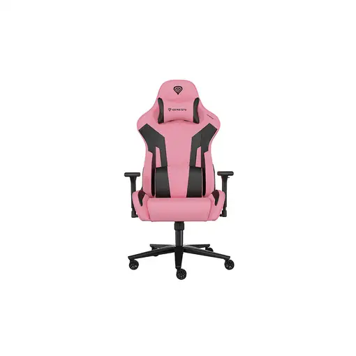 GENESIS Nitro 720 Silla para videojuegos de PC Asiento inflable Negro, Rosa