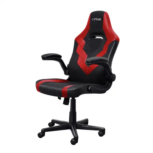 Trust GXT 703R RIYE Silla para videojuegos universal Negro, Rojo