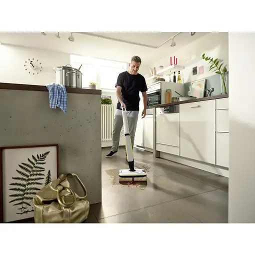Kärcher FC 7 CORDLESS Escoba eléctrica Batería Seca y húmeda Sin bolsa Negro, Blan