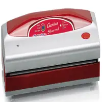 Magic Vac Genius Silver sellador al vacío 800 mbar Rojo, Plata