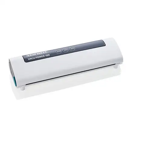 Leifheit Vacu Power 100 sellador al vacío 500 mbar Negro, Turquesa, Blanco