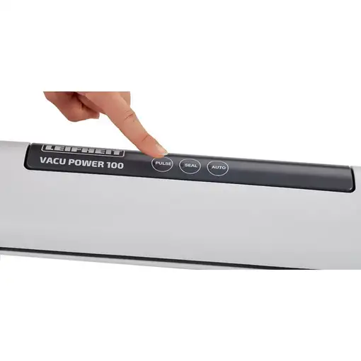 Leifheit Vacu Power 100 sellador al vacío 500 mbar Negro, Turquesa, Blanco