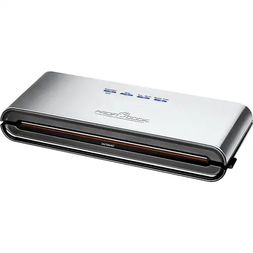 ProfiCook PC-VK 1080 sellador al vacío Negro, Acero inoxidable