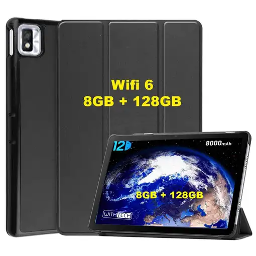 Withtech CIS Edison XGame Deca core 10' 8/128GB Negra con funda y teclado