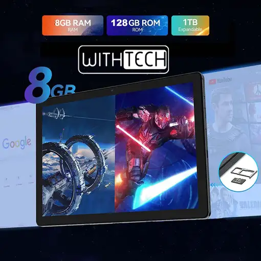 Withtech CIS Edison XGame Deca core 10' 8/128GB Negra con funda y teclado