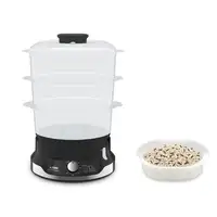 Tefal Ultracompact VC2048 vaporizador 3 cesta(s) Independiente 800 W Negro