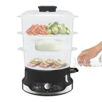 Tefal Ultracompact VC2048 vaporizador 3 cesta(s) Independiente 800 W Negro