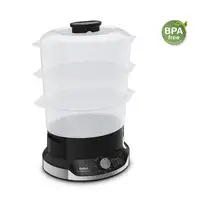 Tefal Ultracompact VC2048 vaporizador 3 cesta(s) Independiente 800 W Negro