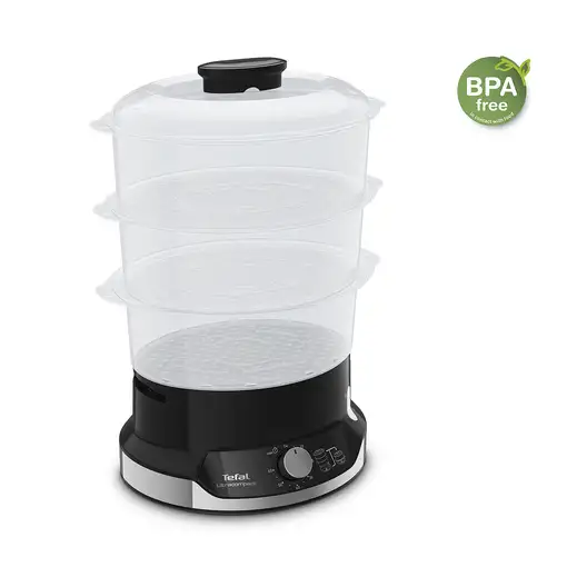 Tefal Ultracompact VC2048 vaporizador 3 cesta(s) Independiente 800 W Negro