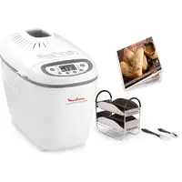 Moulinex OW6101 panificadora 1650 W Blanco, Gris